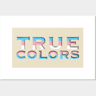 True Colors Transgender Pride Flag Posters and Art